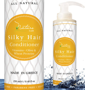 Nature Lush Organic Olive Silky Hair Conditioner - Sulfate Free Treatment